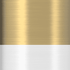 Antique Brass & White