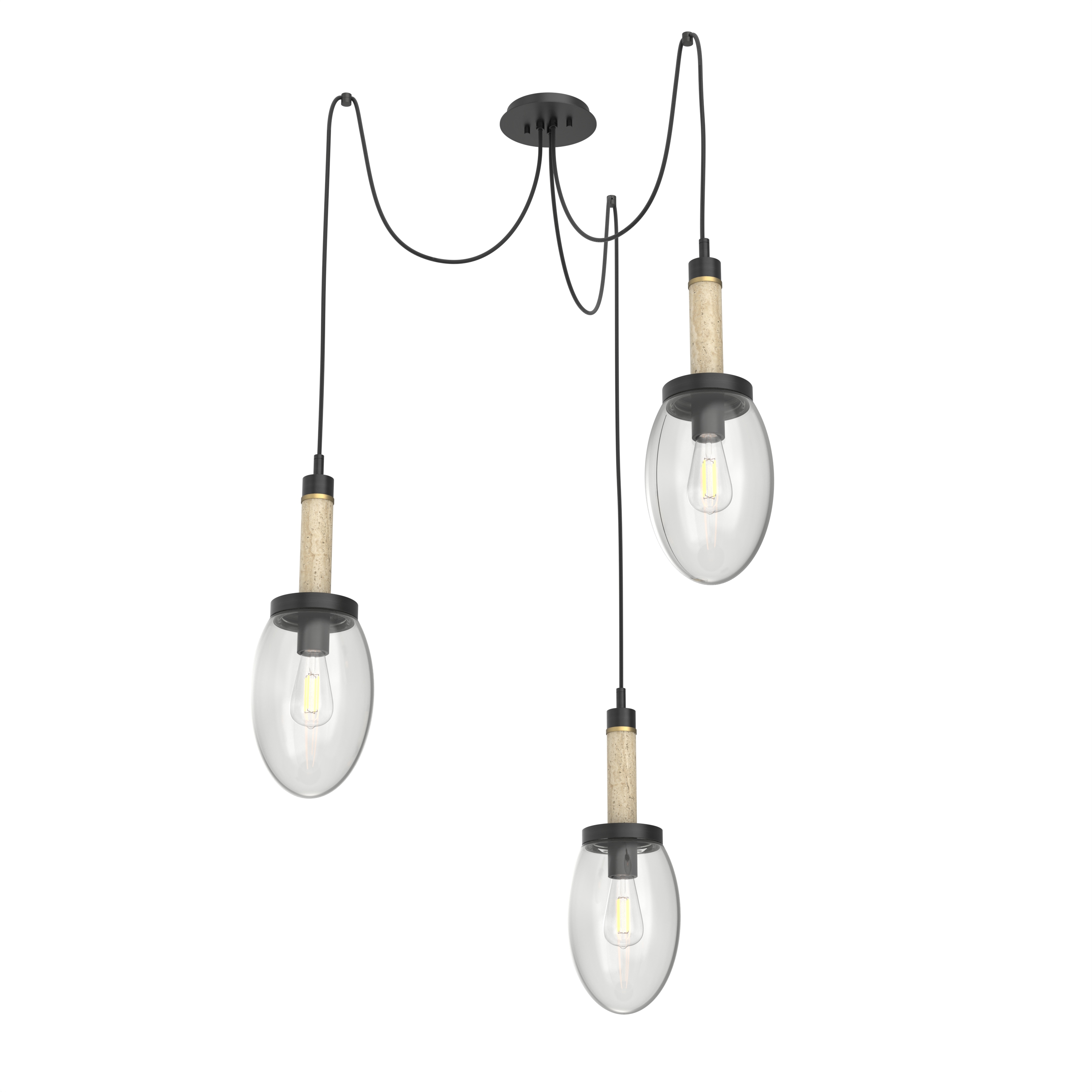 Como 3-Light Swag Chandelier - VIRO-0322-331103000