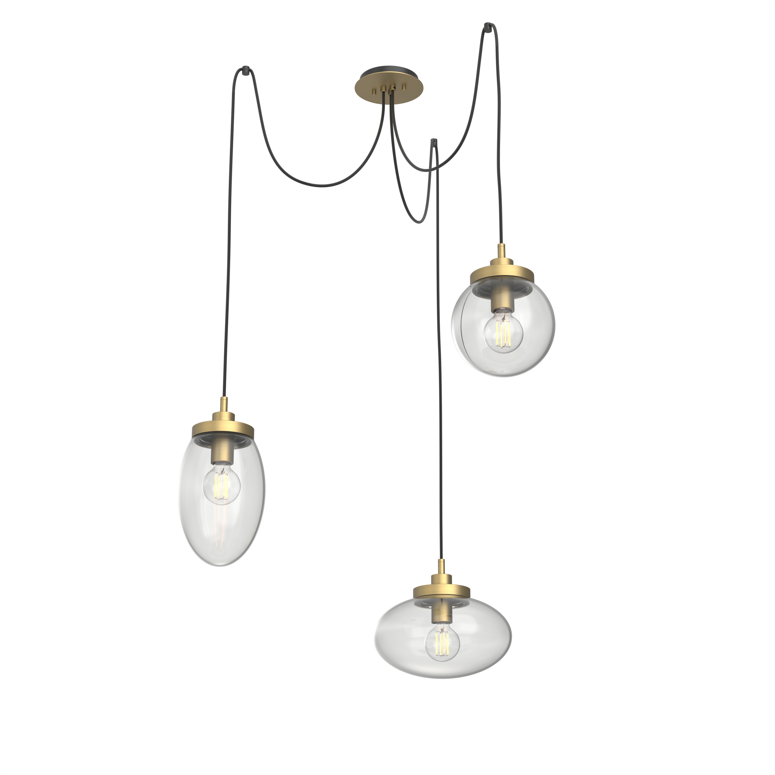 Porto 3-Light Swag Chandelier - VIRO-0323-201001000