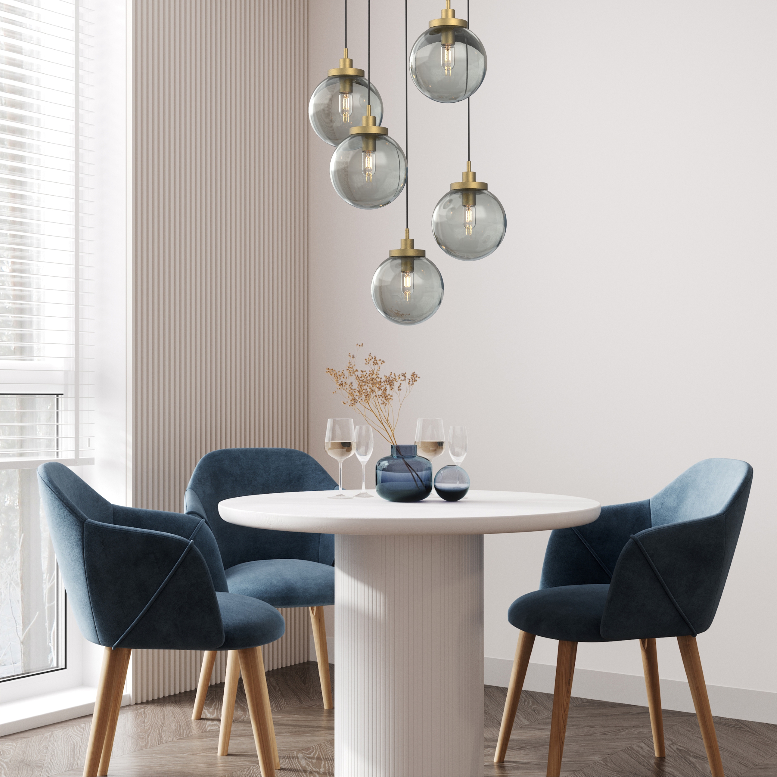 Echo 5-Light Pendant - VIRO-0502-301001000