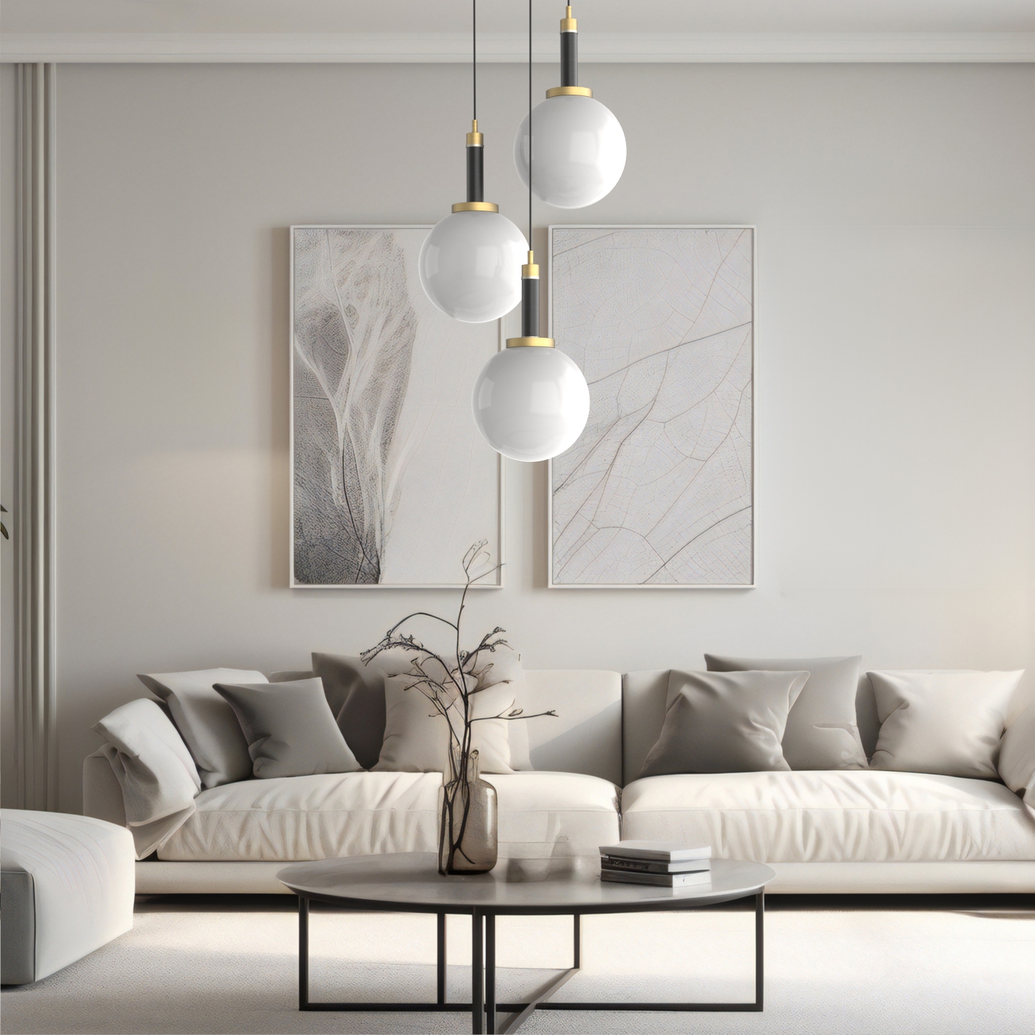 Echo 3-Light Pendant - VIRO-0308-211403000