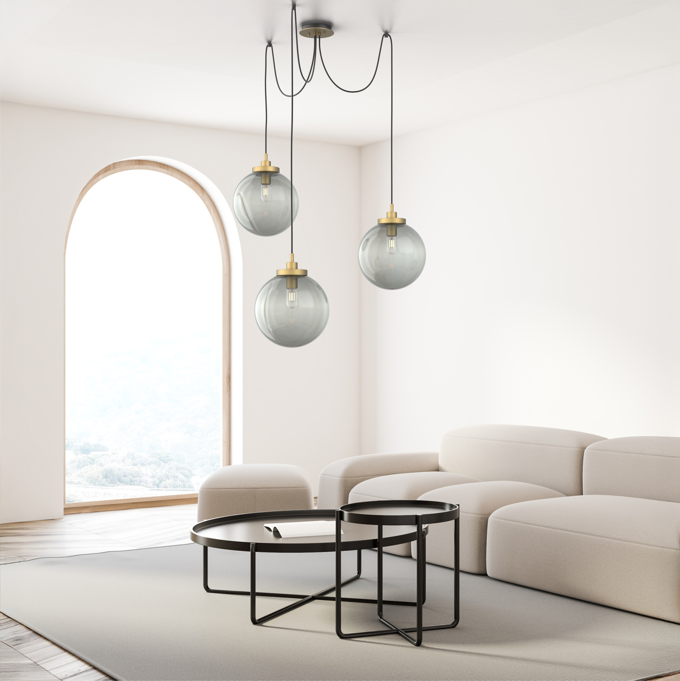 Echo 3-Light Swag Chandelier - VIRO-0315-301001000