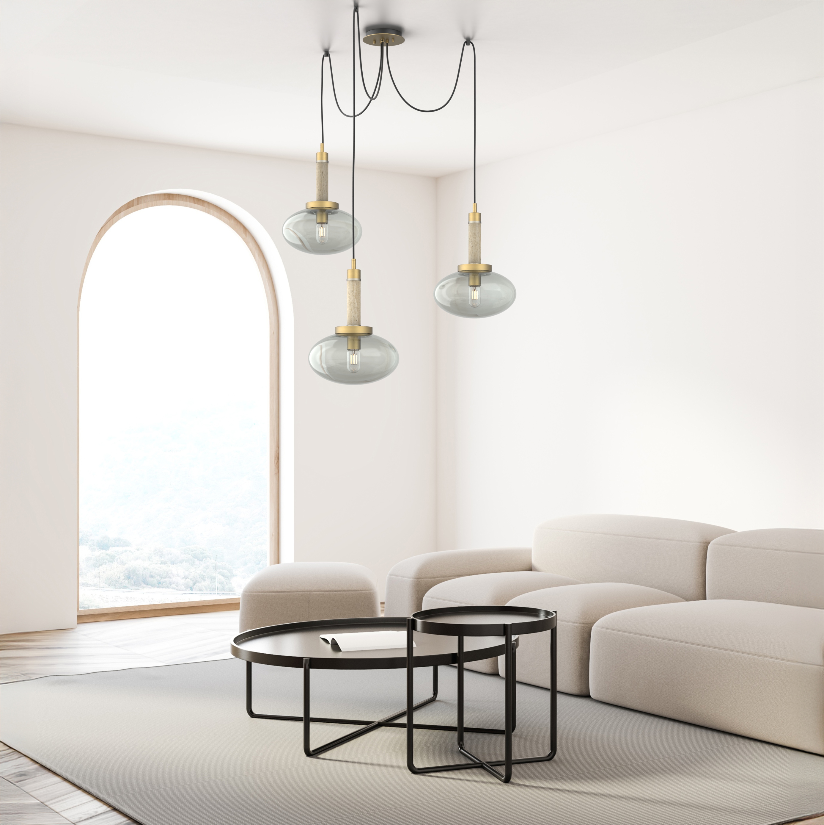 Mono 3-Light Swag Chandelier - VIRO-0321-211101000