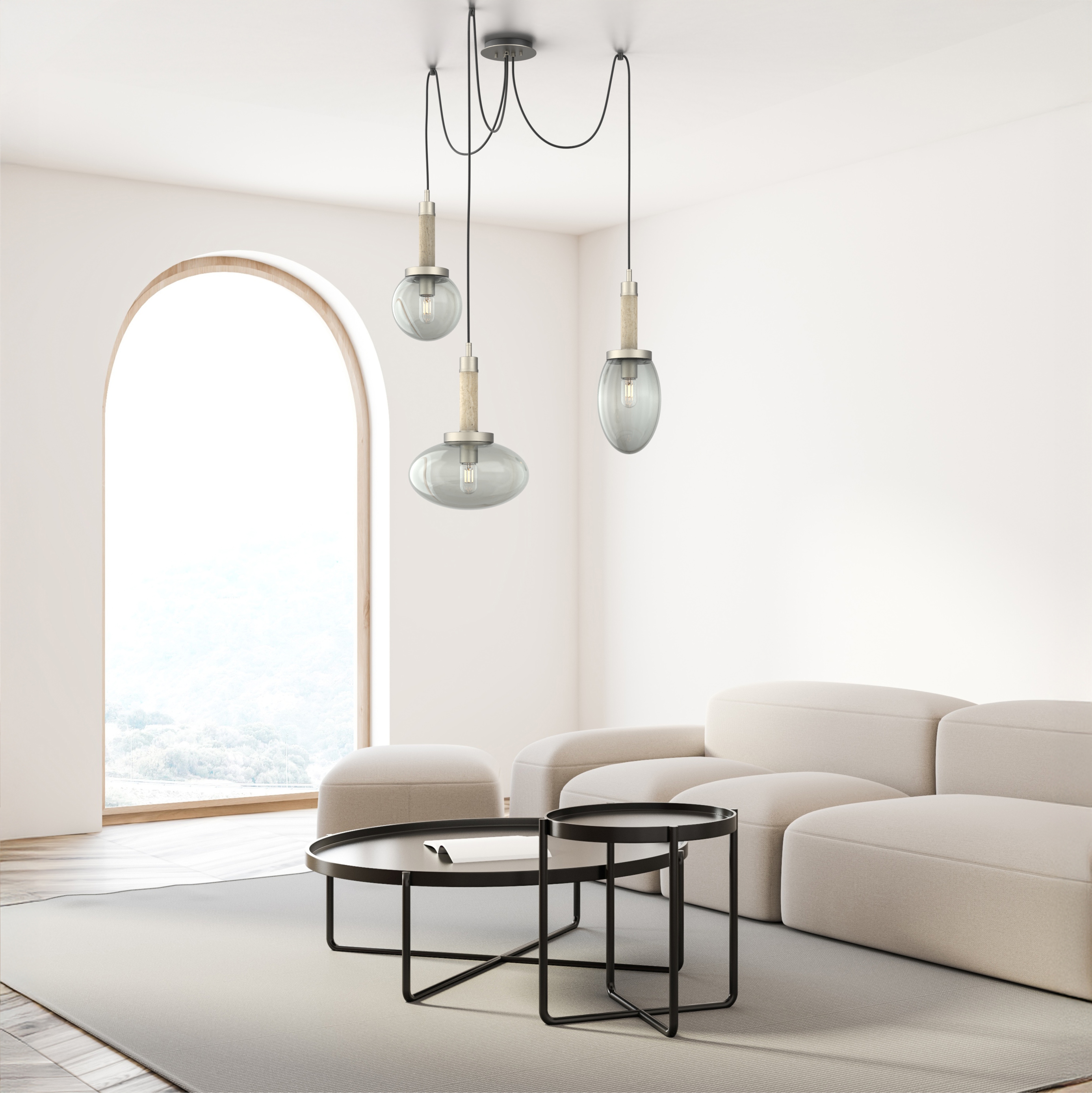 Porto 3-Light Swag Chandelier - VIRO-0324-111301000