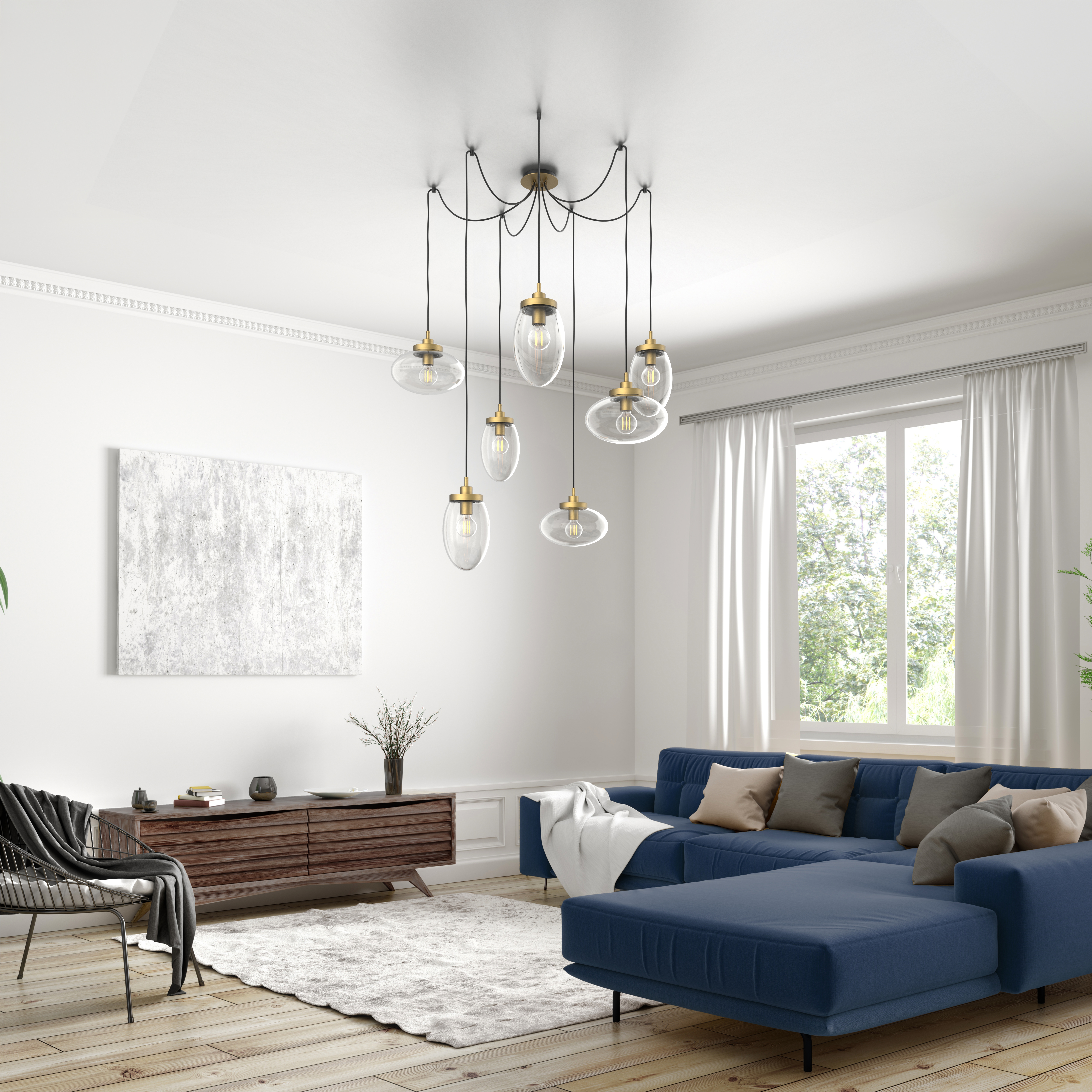 Bruges 7-Light Swag Chandelier - VIRO-0734-301002000