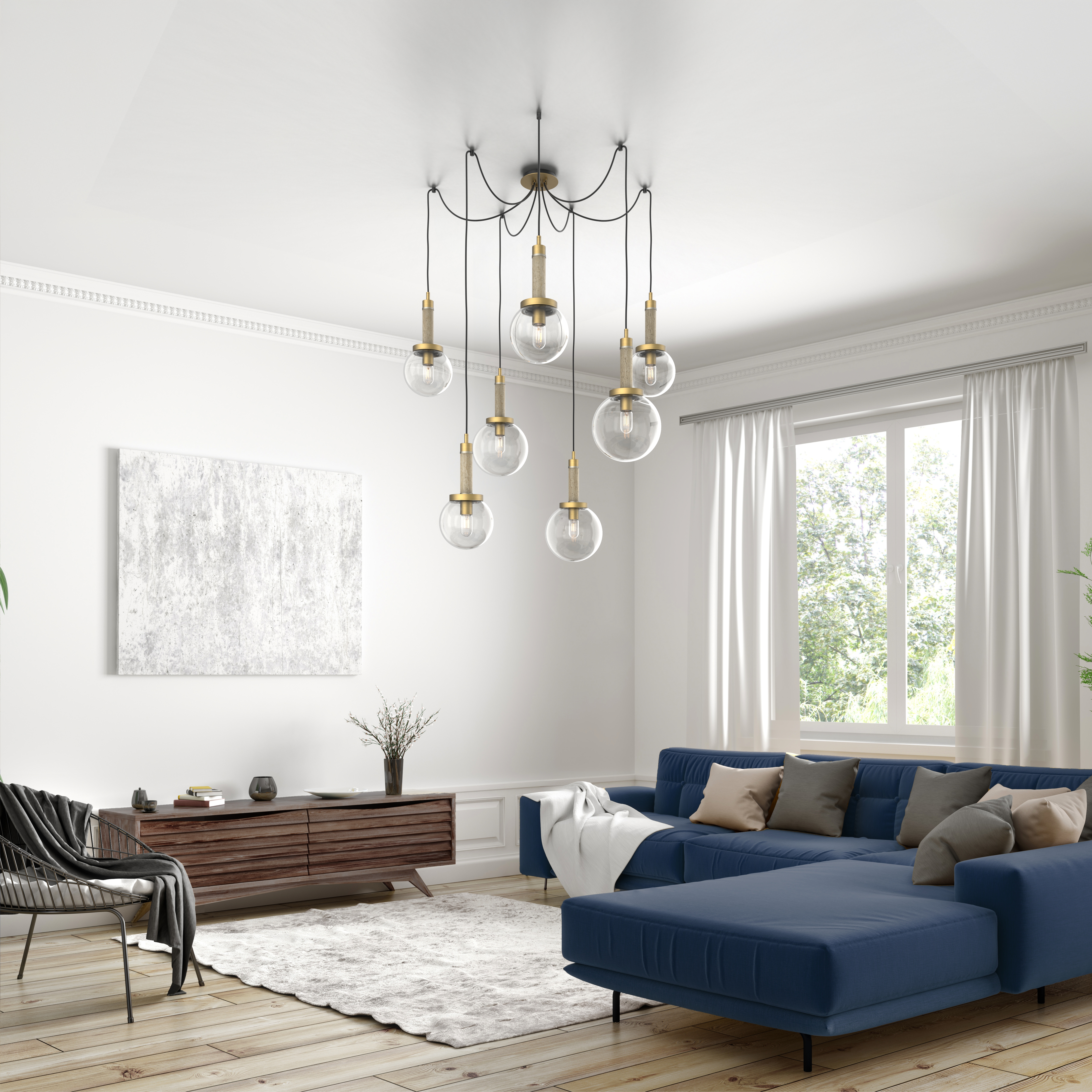 Bristol 7-Light Swag Chandelier - VIRO-0736-311101000