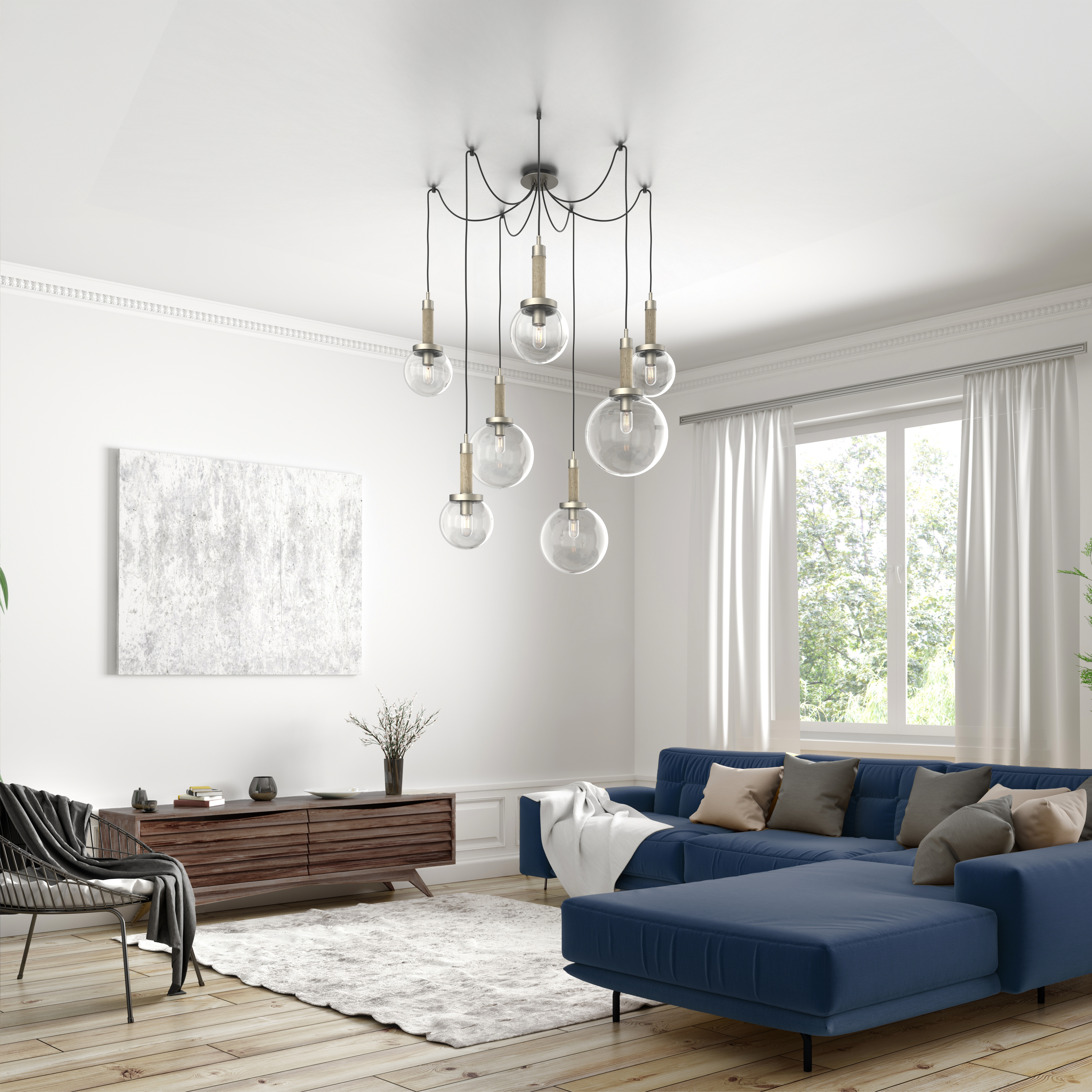 Bristol 7-Light Swag Chandelier - VIRO-0737-111101000