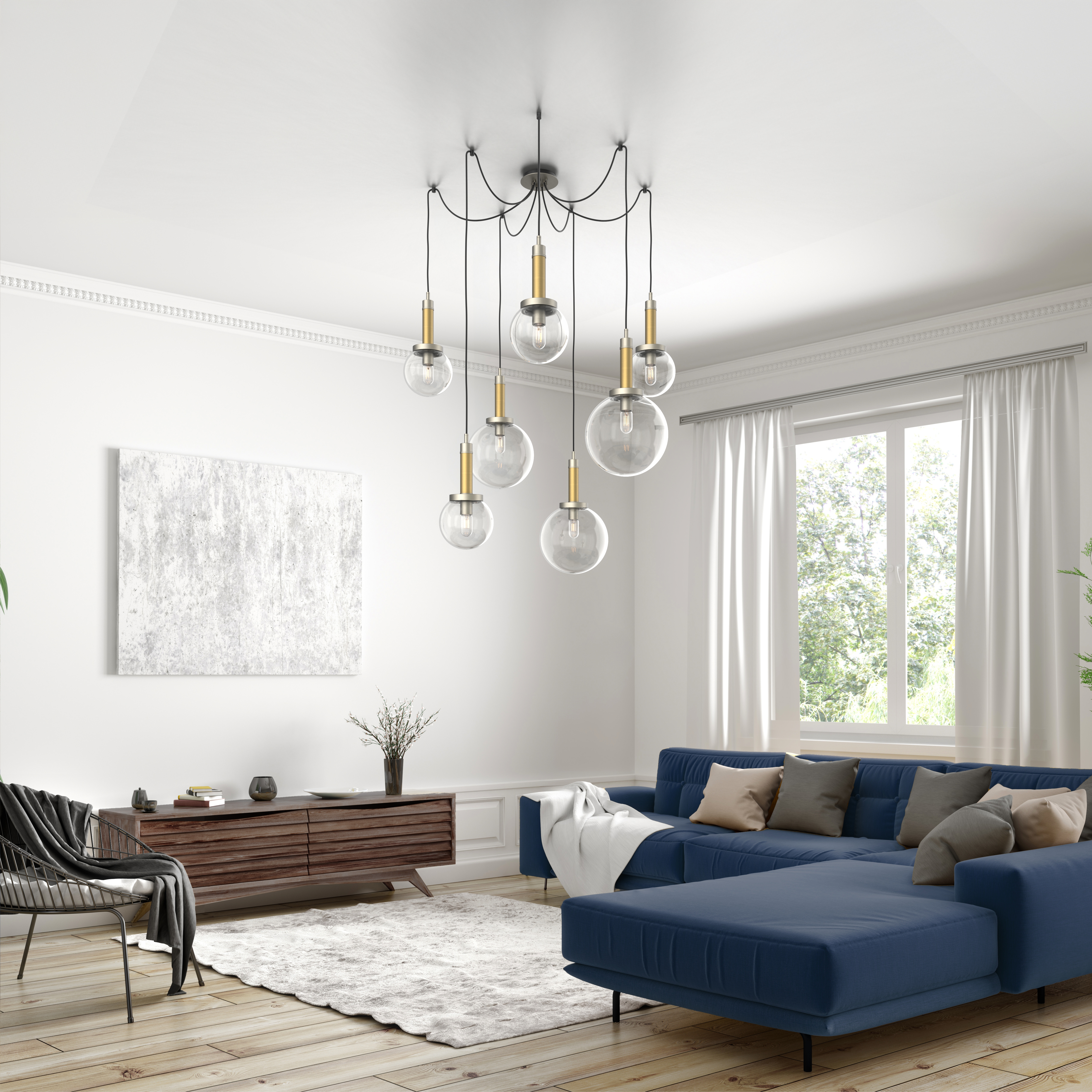 Bristol 7-Light Swag Chandelier - VIRO-0737-111101000