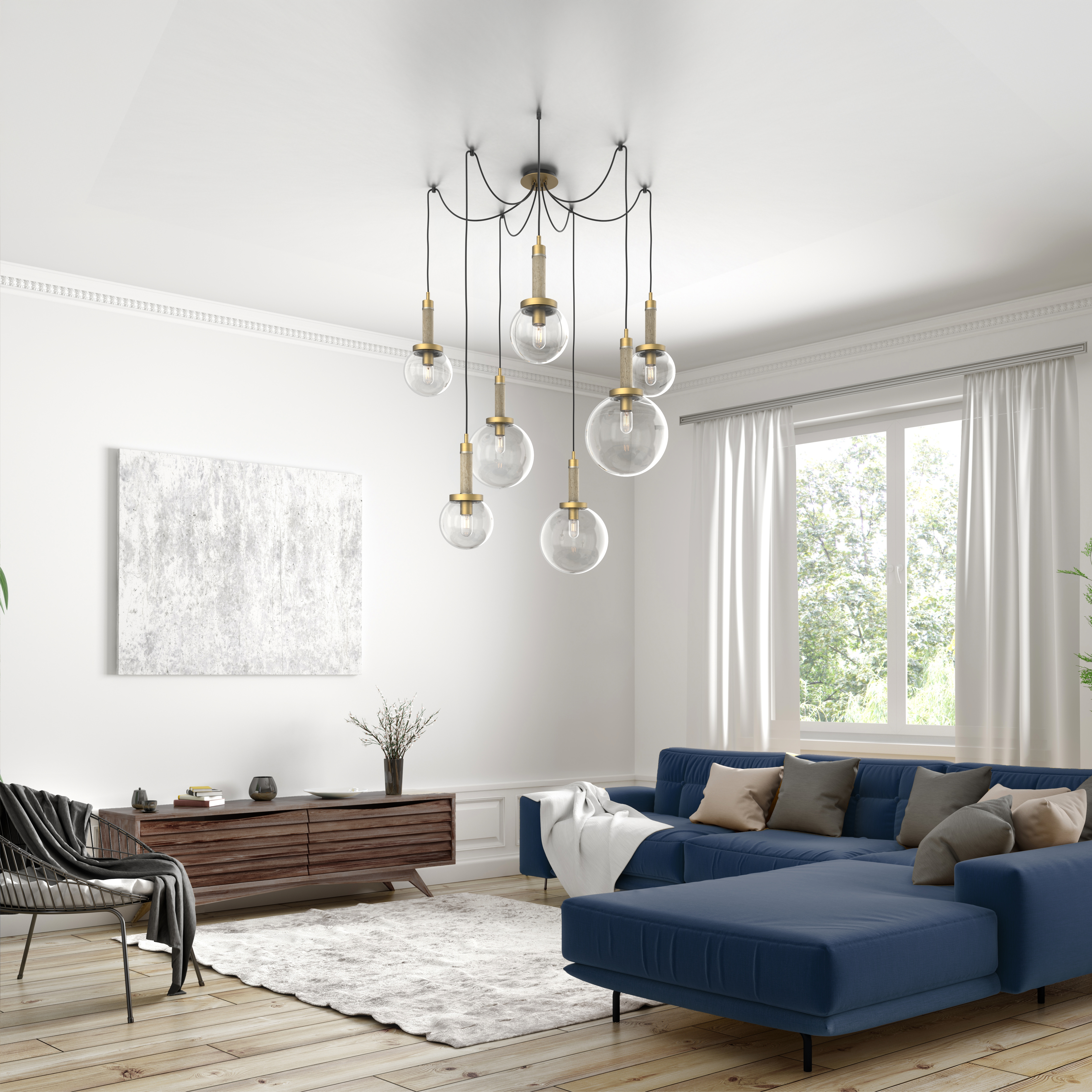Bristol 7-Light Swag Chandelier - VIRO-0737-111101000