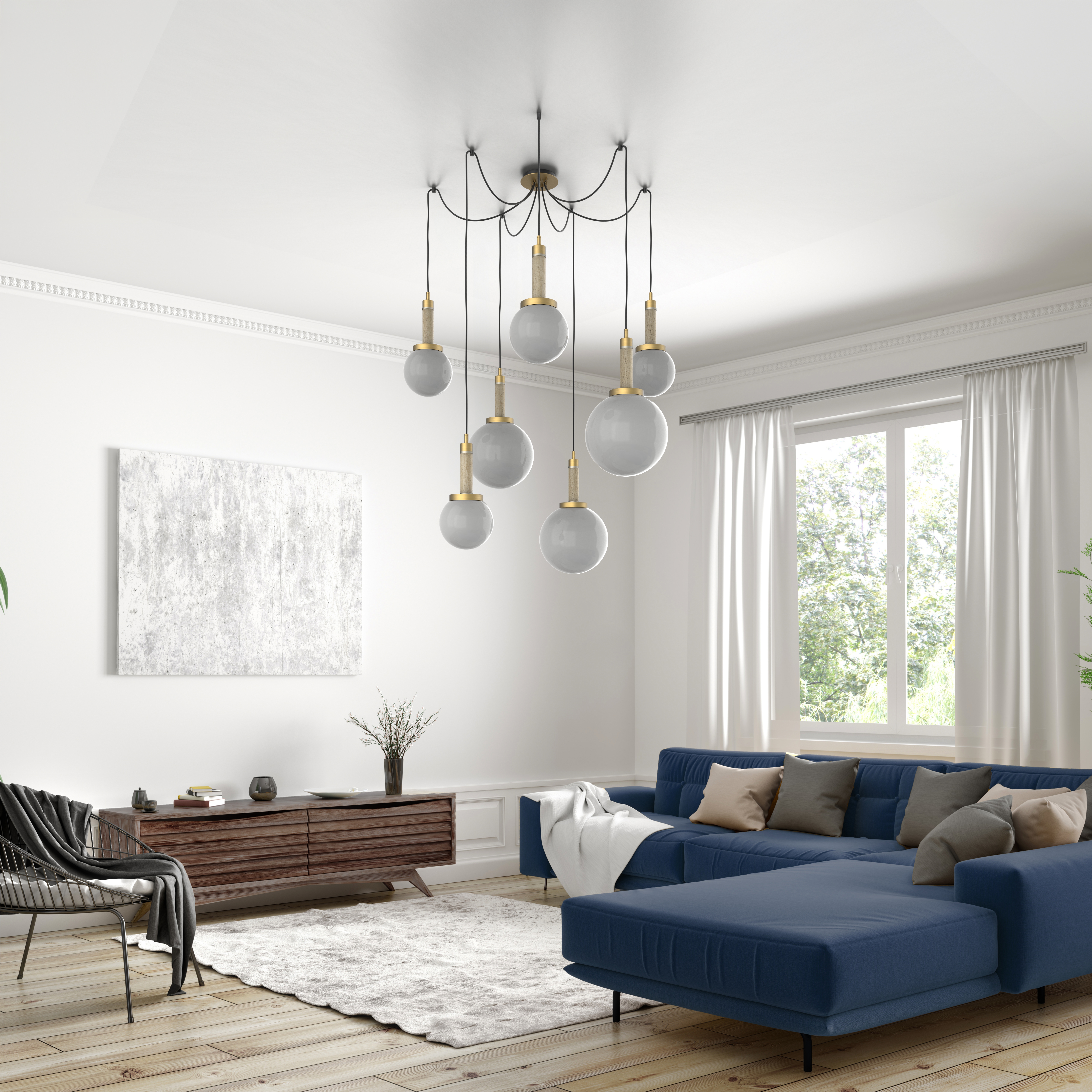 Bristol 7-Light Swag Chandelier - VIRO-0737-111101000