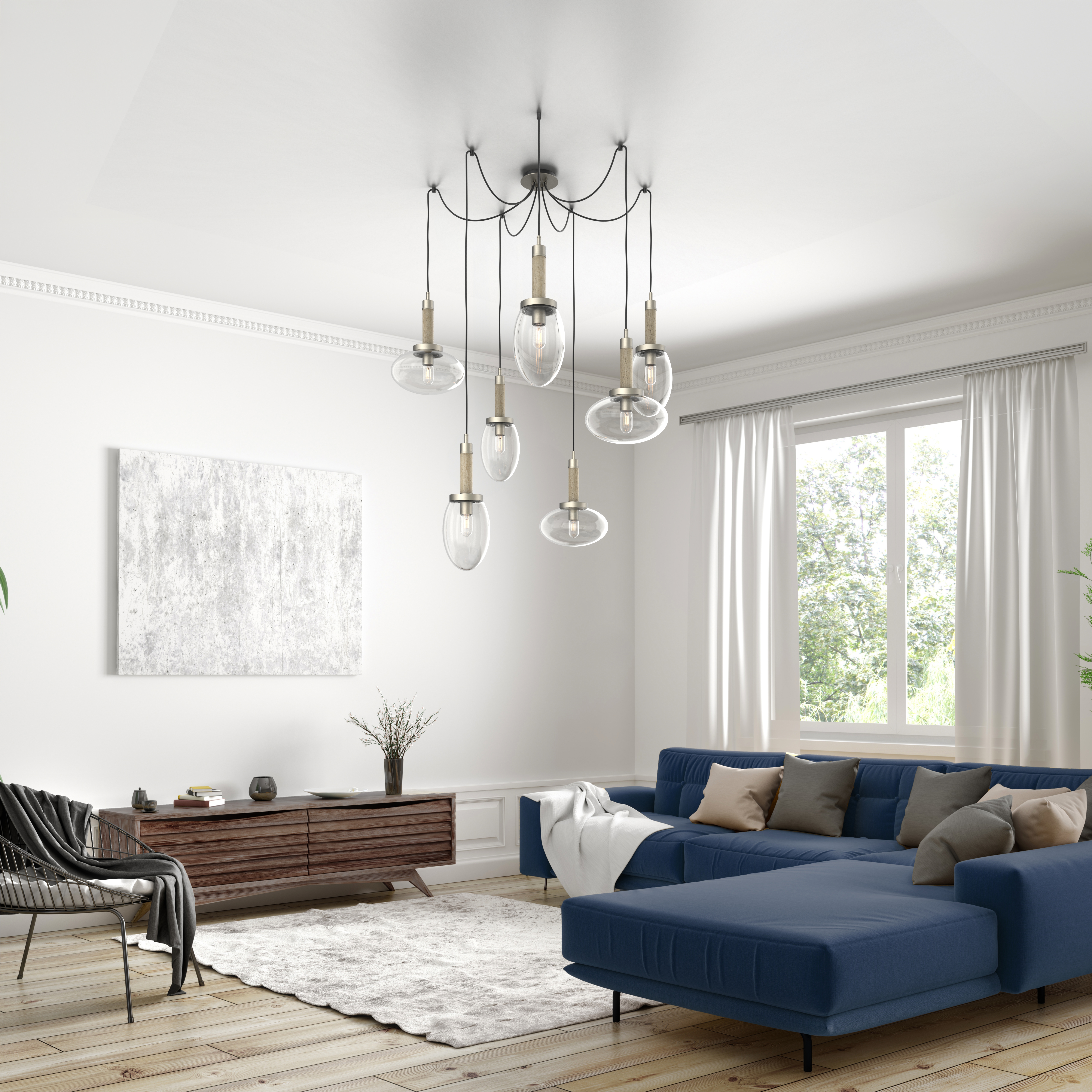 Bruges 7-Light Swag Chandelier - VIRO-0739-111101000