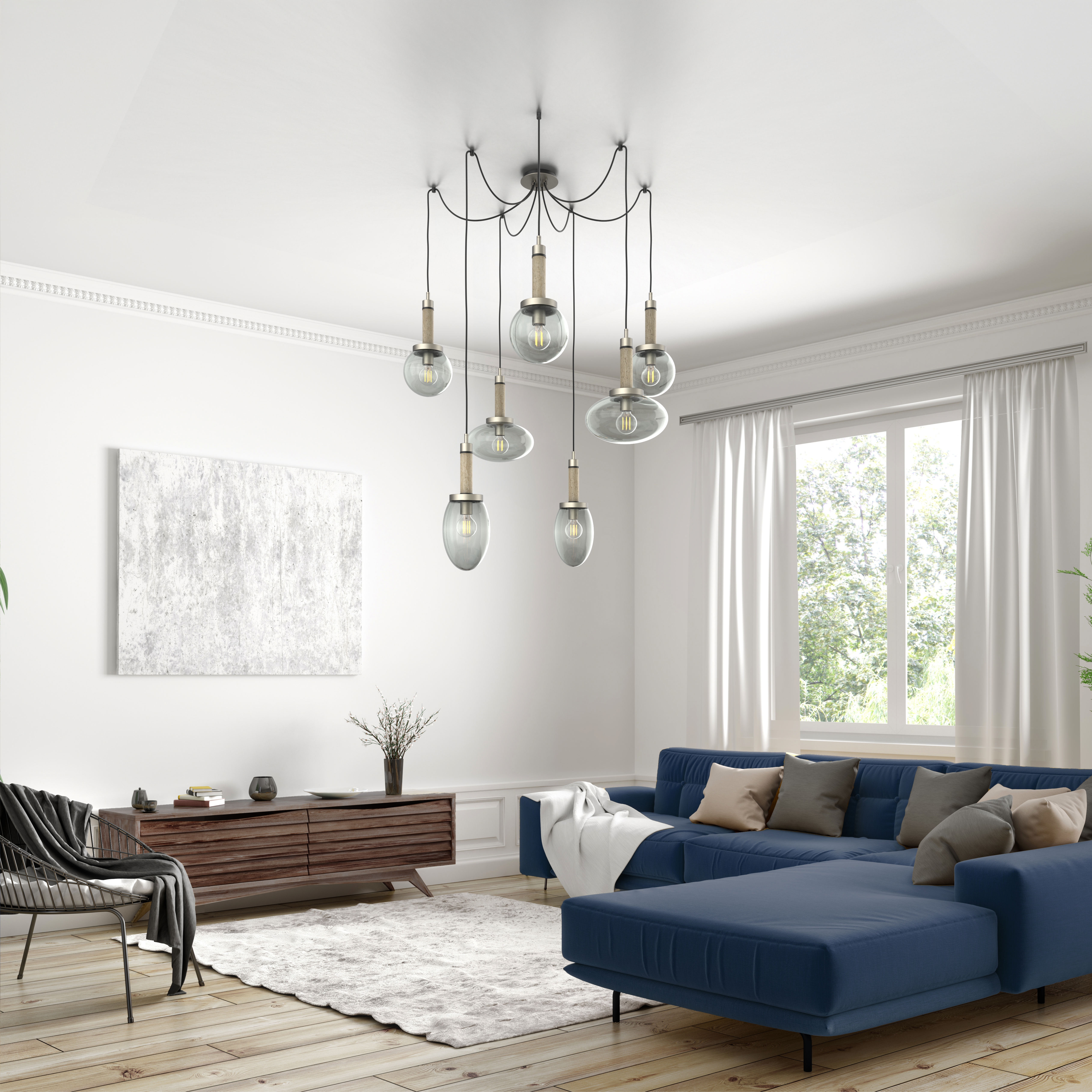 Porto 7-Light Swag Chandelier - VIRO-0740-121603000