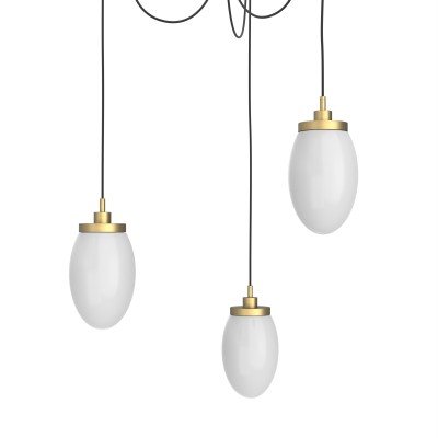 Como 3-Light Swag Chandelier - VIRO-0317-101001000
