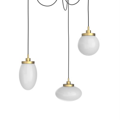 Porto 3-Light Swag Chandelier - VIRO-0323-201001000