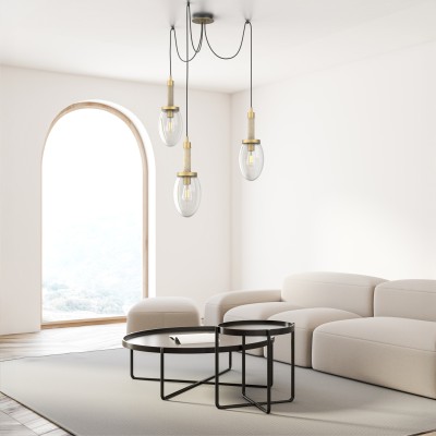 Como 3-Light Swag Chandelier - VIRO-0322-331103000