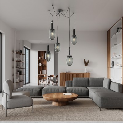 Como 5-Light Swag Chandelier - VIRO-0530-211202000